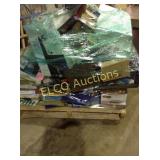 (2) Pallets, misc. office equipment