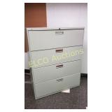 4 Drawer lateral filing cabinet