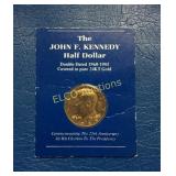 24KT Gold Plated 1985 Half Dollar Commemorating