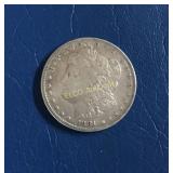 1881 S Morgan Silver Dollar, 90% Silver
