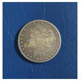 1882 P Morgan Silver Dollar, 90% Silver