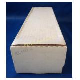 Storage box labeled 1986 Fleer baseball cards,