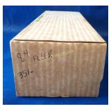 Storage box labeled 1984 Fleer baseball cards,