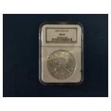 2005 1oz. Silver American Eagle, MS 69