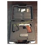 Sig Sauer P238,  w/night sight, holster in case,