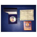 2000 1oz. Silver American Eagle w/presentational