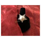 Pearl estate ring, Sterling Silver