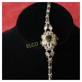 7.88 Onyx bracelet, Sterling Silver