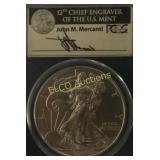 2014 $1 American Silver Eagle, First Strike, 1oz.