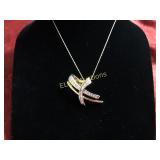 2.50ct. Diamond necklace, 14K Gold