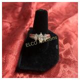 Marque Diamond anniversary ring, 14K Gold