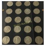 1948-63 Complete set Franklin Half Dollar Set,