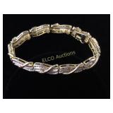 Rolex style Diamond tennis bracelet