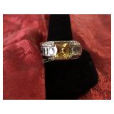 4.5ct. Yellow Sapphire men