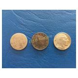 US Nickel Set, (1) 1868-83 shield Nickel, (1) 1906