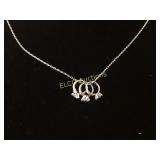 White Topaz designer necklace