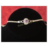 Amethyst estate bracelet