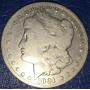 1891 Morgan Silver Dollar, 90% Silver