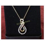 Infinity Diamond necklace