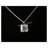 Tanzanite necklace