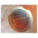 WWII German helmet, steel, has been painted black