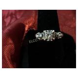 Diamond vintage wedding ring, 14K Gold