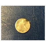 1838 US Seated Liberty Dime, small stars