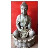 Sitting Buddha outdoor fountain