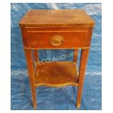 Antique end table w/drawer