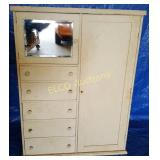 Antique wardrobe w/mirror