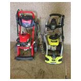 Troy-Built 2200 & Ryobi CCV190 Pressure Washers