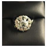 2.98ct. Aquamarine estate ring