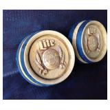 (2) Miller Lite Beer advertising signs