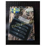 4pc. Set of Mossberg knives, new