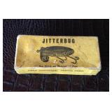 Vintage Arbogast two-part jitterbug lure