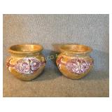 Pair of matching, new, Terracotta planters
