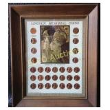 "Lincoln Memorial Coins"  set of Lincoln pennies