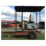 Detroit diesel engine 4cyl w/ PTO trailer mounted