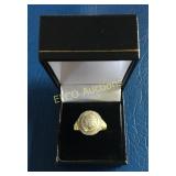 Diamond cluster ring, Sterling Silver