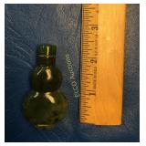 Antique Chinese snuff bottle, carved Jade