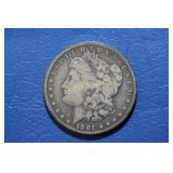 1901 O Morgan Silver Dollar, 90% Silver