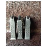 (3) Magazines for Glock 23, 40 S& W