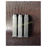 3 magazines for Glock 22,.40 S&W