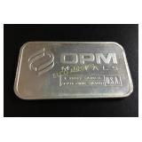 OPM Metals, 1 Troy Oz., .999 Fine Silver, USA bar