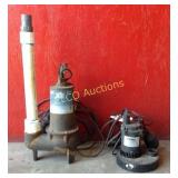 (2) Submersible pumps, both work