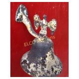 Metal dinner bell w/eagle