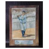 George Herman "Babe" Ruth Legends- baseball metal