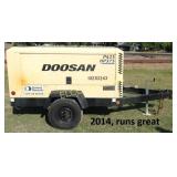 2014 Doosan 375cfm / 425cfm Air Compressor