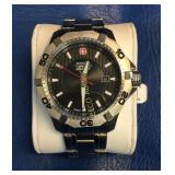 Wenger Swiss Military Black dial AquaGraph men