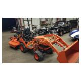 2016 Kubota BX2370 4x4 Diesel w/ Loader & Shredder